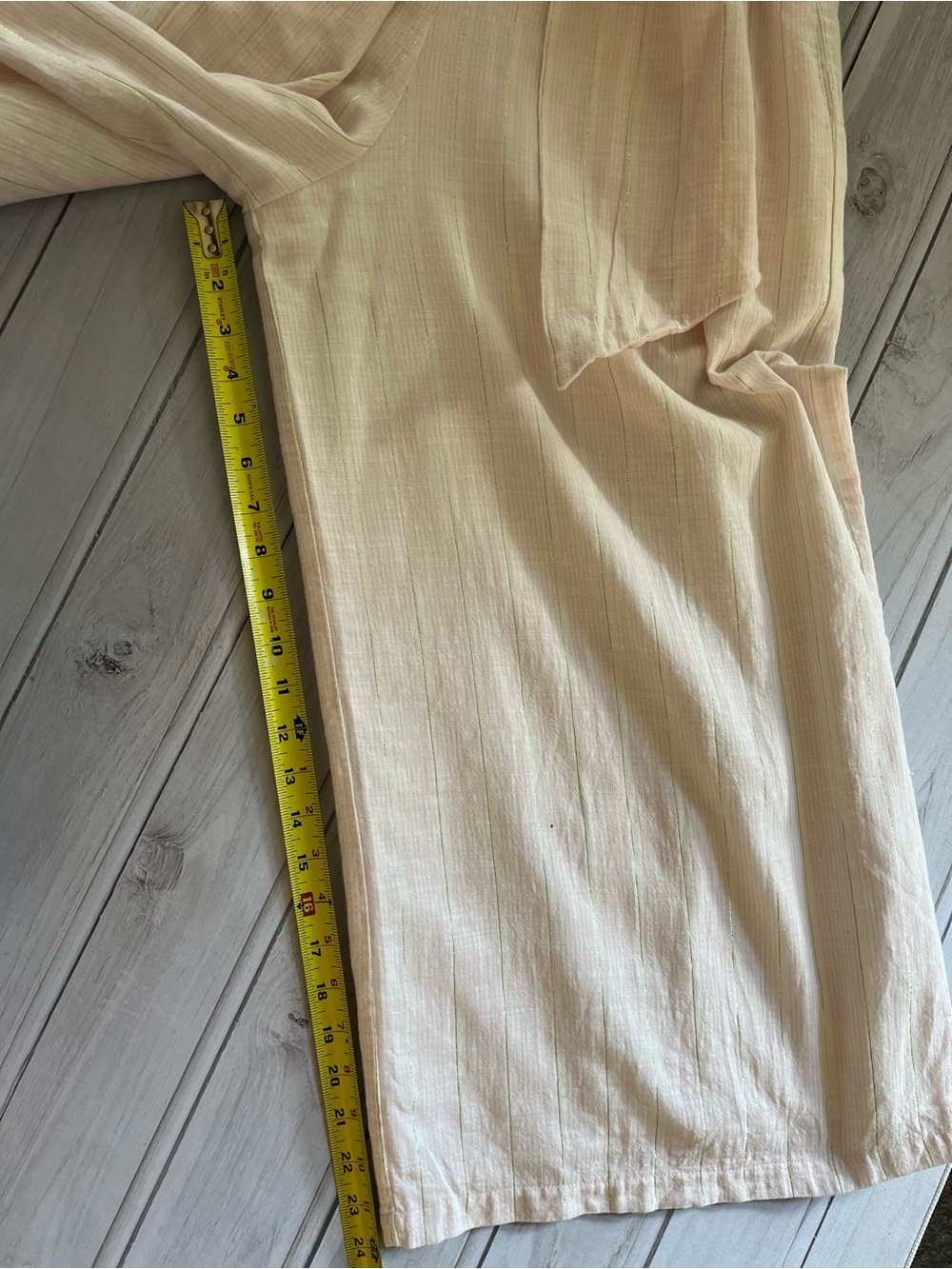 Vineyard Vines x Palm Beach Lately pink white stripe wide leg jumpsuit. 12 - Picture 10 of 15